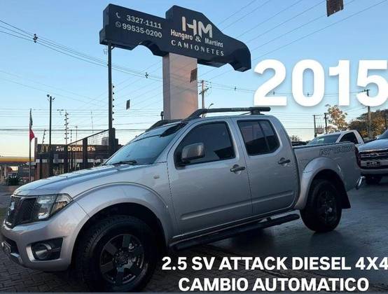 NISSAN FRONTIER 2.5 SV ATTACK 4X4 CD TURBO ELETRONIC DIESEL 4P AUTOMÁTICO NISSAN FRONTIER 2.5 SV ATTACK 4X4 CD TURBO ELETRONIC DIESEL 4P AUTOMÁTICO